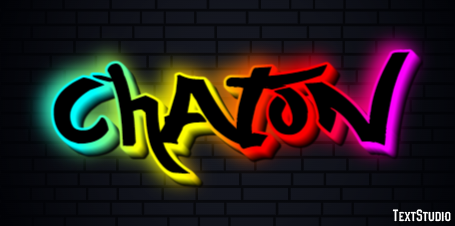 Chaton Effet de Texte