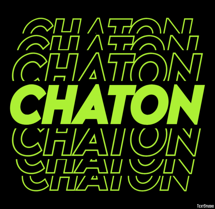 Chaton Texteffekt