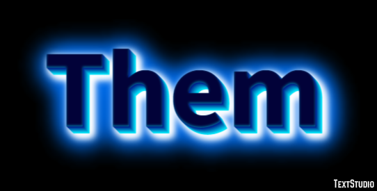 Them Text Effect