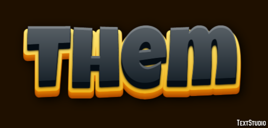 Them Text Effect