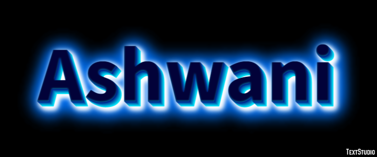 Ashwani Efeito de texto