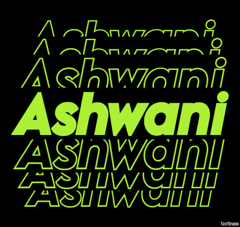 Ashwani Text Effect