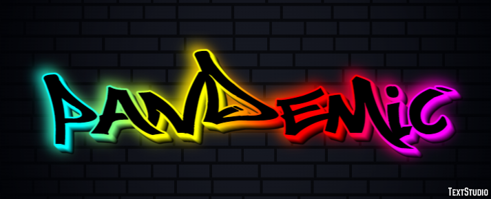 Pandemic Efeito de texto