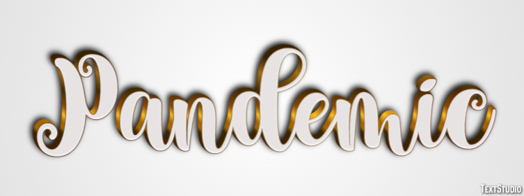Pandemic Efeito de texto