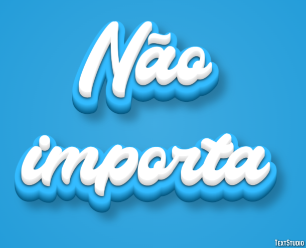 Não importa Effet de texte