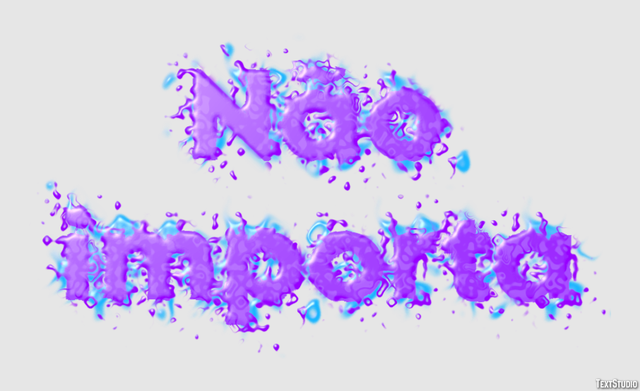 Não importa Efeito de texto