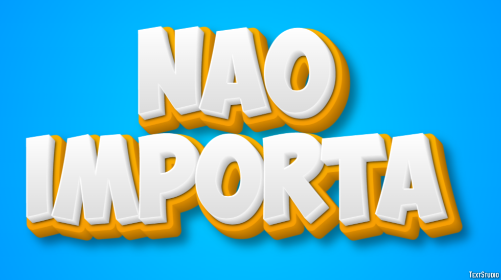 Não importa Effet de texte
