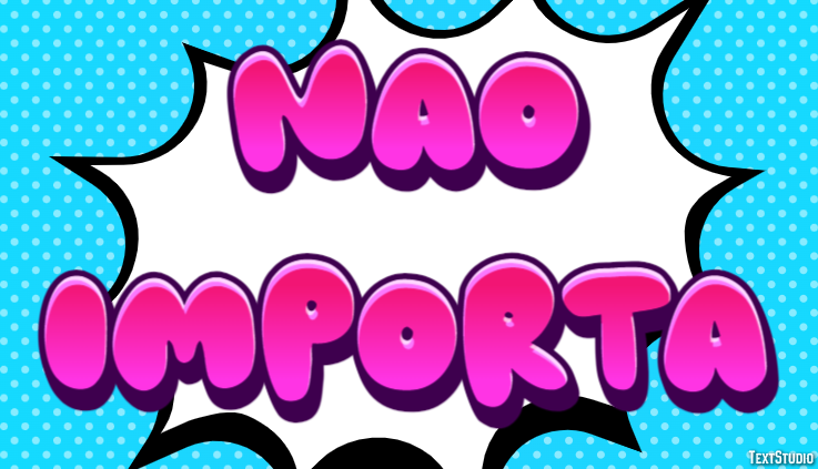 Não importa Efeito de texto