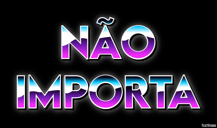 Não importa Effet de texte
