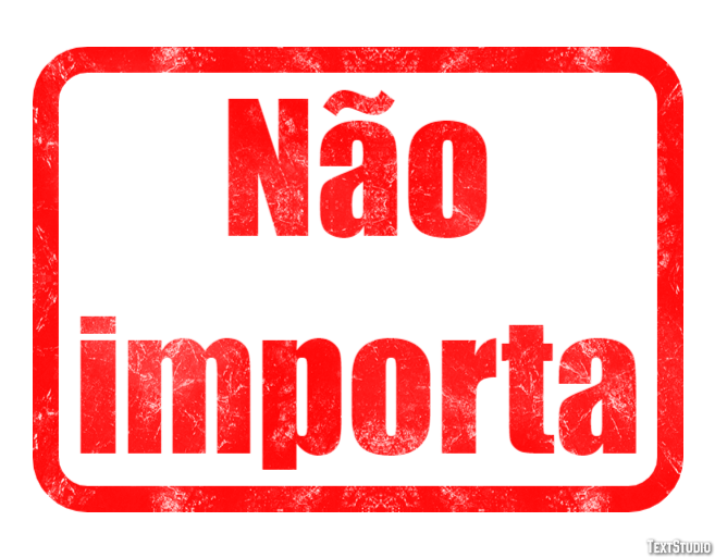Não importa Effet de texte