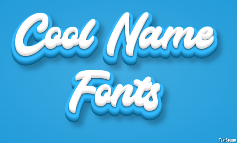 Cool Name Fonts テキスト効果