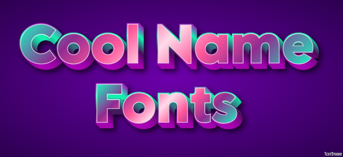 Cool Name Fonts テキスト効果