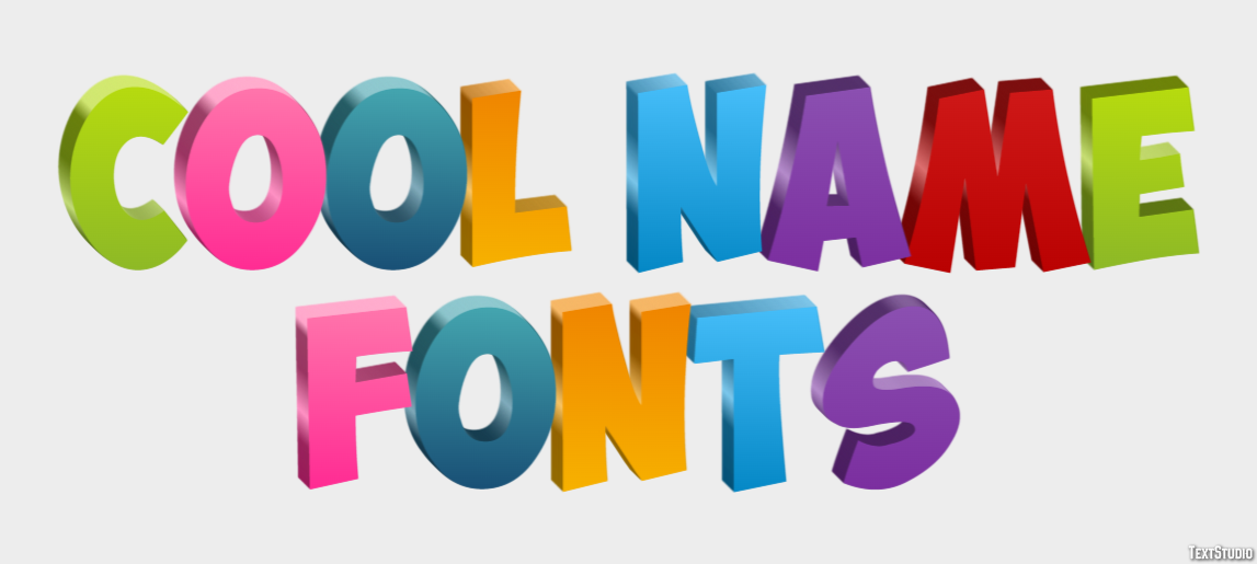 Cool Name Fonts テキスト効果