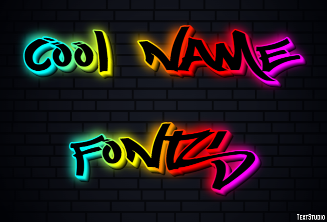 Cool Name Fonts テキスト効果