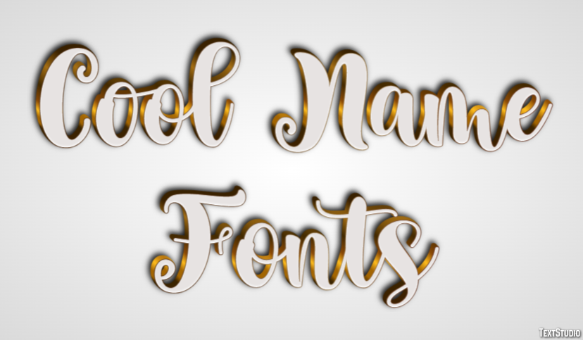 Cool Name Fonts テキスト効果