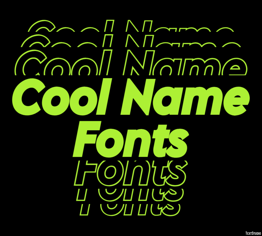 Cool Name Fonts テキスト効果
