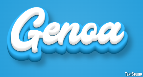 Genoa Efekt tekstowy