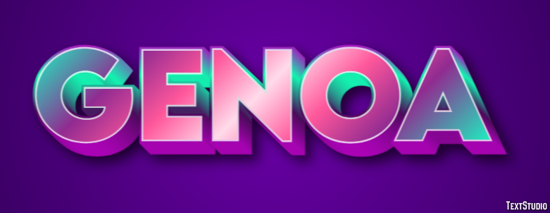 Genoa Efekt tekstowy