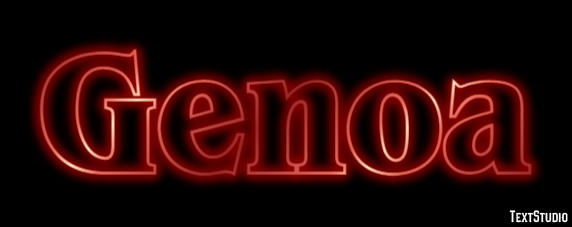 Genoa Text Effect