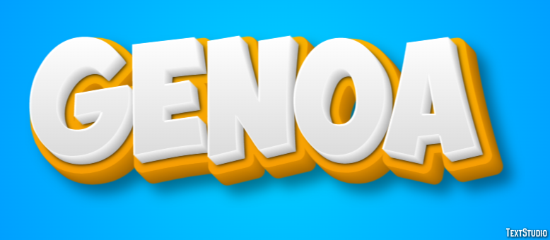 Genoa Efekt tekstowy