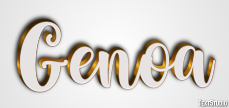 Genoa Efekt tekstowy