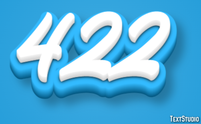 422 Efeito de texto