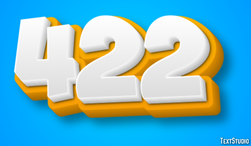 422 Efeito de texto