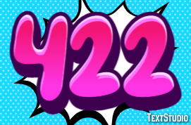 422 Efeito de texto