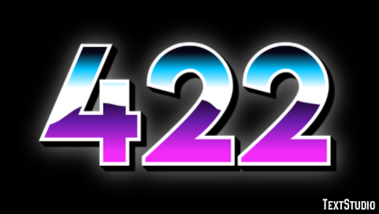 422 Text Effect