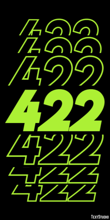 422 Text Effect