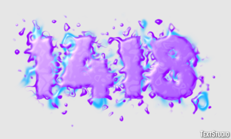 1418 Text Effect
