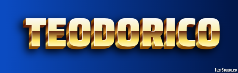 Teodorico Effetto testo