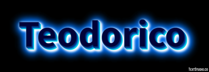 Teodorico Effetto testo