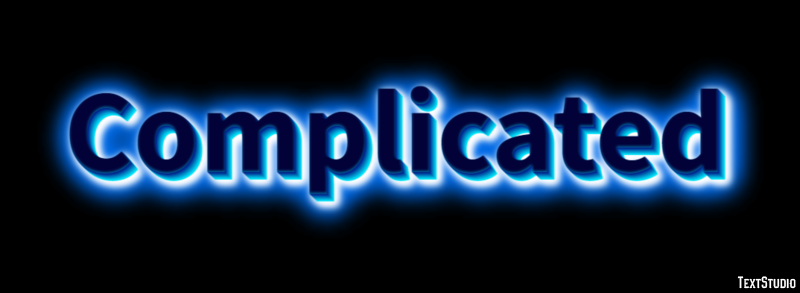 Complicated Text Effect