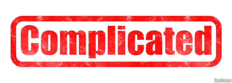 Complicated Effetto testo