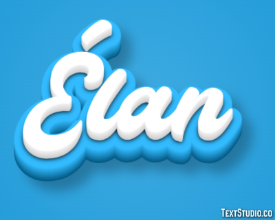 Élan Text Effect