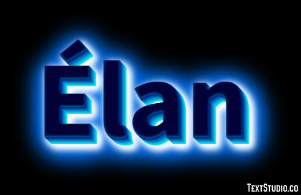Élan Effet de Texte