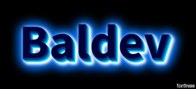 Baldev Text Effect