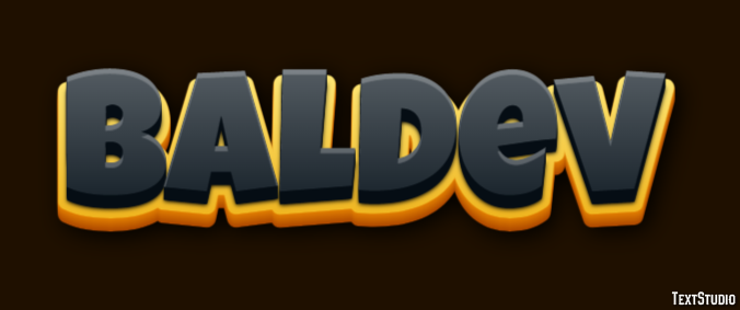 Baldev Text Effect