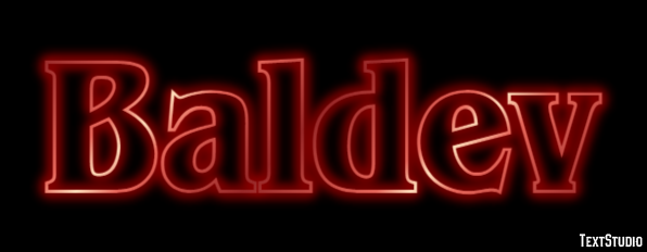 Baldev Text Effect