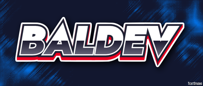 Baldev Text effect