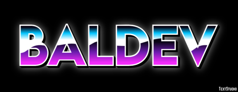 Baldev Text Effect