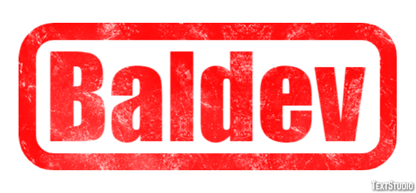 Baldev Text Effect