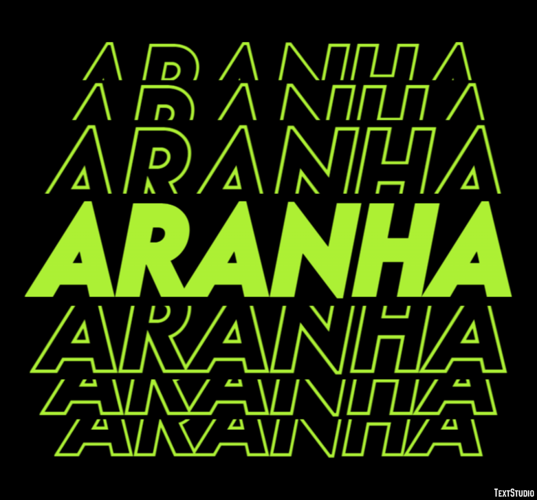 Aranha Texteffekt