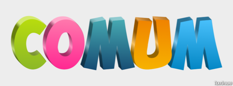 Comum Efeito de texto