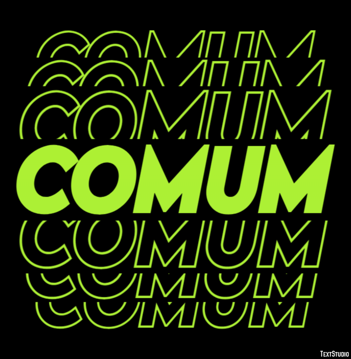 Comum Efeito de texto