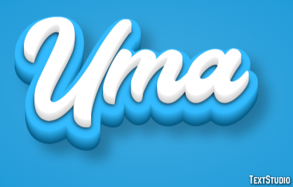 Uma Text Effect