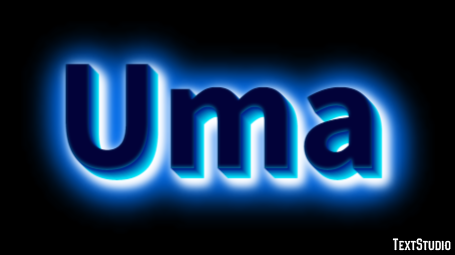 Uma Tekst Effect