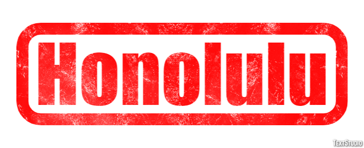 Honolulu Effetto testo