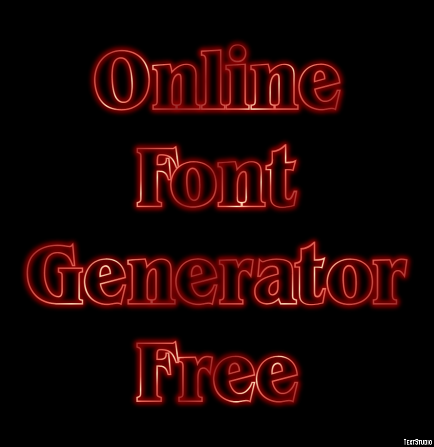 Online Font Generator Free Efekt tekstowy